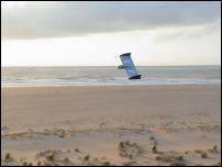vol de dune en bord de mer